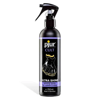 pjur cult ultra shine latex rubber spray 250ml