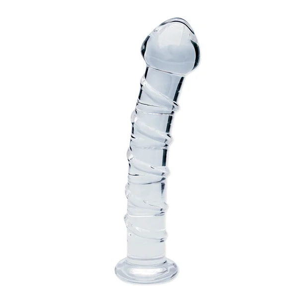 Clarity - Seraphic Spiral - Clear 16 cm Glass Dildo — image 2 of 6