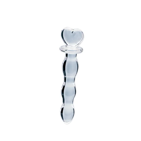 Clarity - Hera's Cascade - Clear 15 cm Glass Dildo — image 2 of 6