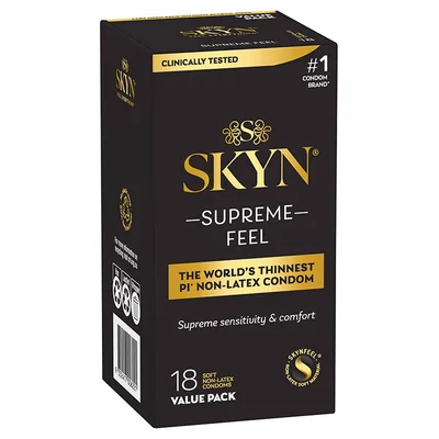 skyn supreme feel 18 pack non latex condoms