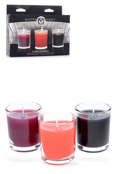 Master Series Flame Drippers 3 Piece BDSM Drip Candle Set — image 3 of 8
