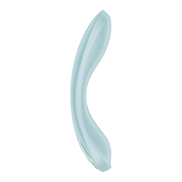 Satisfyer G-Spot Wave 2 - Ice Blue - Ice Blue 23.6 cm USB Rechargeable Flicking Tip Vibrator — image 3 of 5