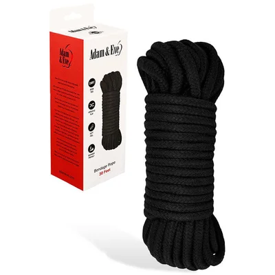 adam eve bondage rope 9 metre 30 feet black bondage rope 9 metre length