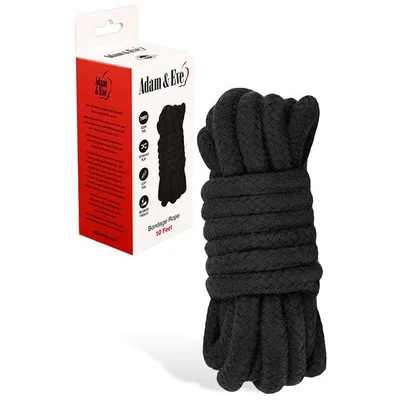 adam eve bondage rope 3 metre 10 feet black bondage rope 3 metre length