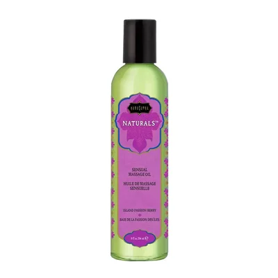 kama sutra naturals island passion berry massage oil 236ml 4oz