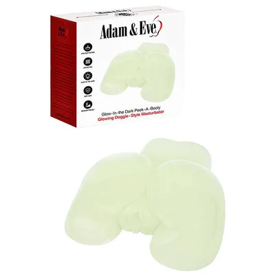 adam eve glow in the dark peek a booty glow in dark doggy style mini masturbator