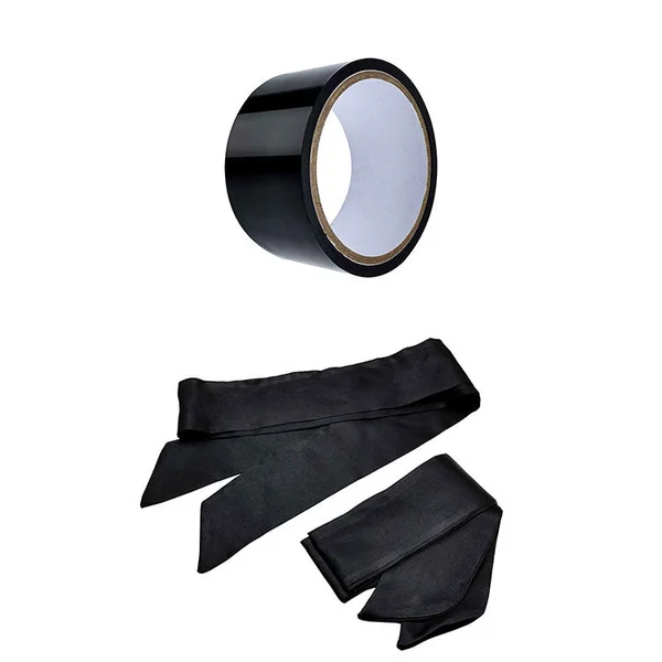 Adam & Eve MIDNIGHT MOODS COLLECTION - Black Couples Bondage Kit - Set of 10 Pieces — image 2 of 5