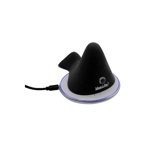 Adam & Eve THE RUMBLING RIDER - Black Rechargeable Vibrating Grinder Pad — image 5 of 5