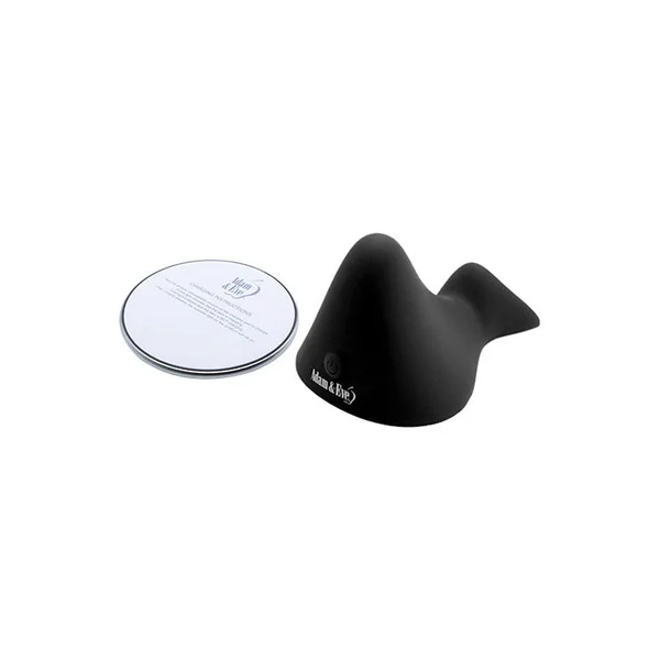 Adam & Eve THE RUMBLING RIDER - Black Rechargeable Vibrating Grinder Pad — image 3 of 5