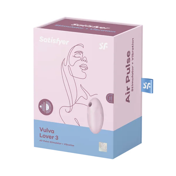 Satisfyer Vulva Lover 3 Rechargeable Air Pulse Clitoral Stimulator — image 5 of 5