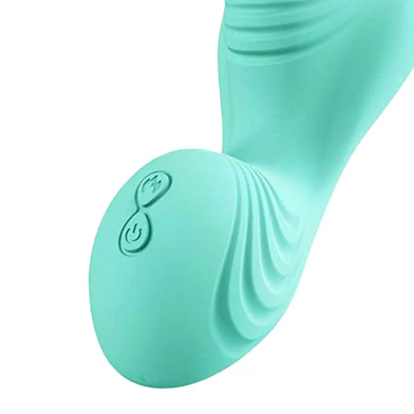 Adam & Eve THE WAVE RIDER - Teal USB Rechargeable Triple Stimulating Grinder Pad with Remote Control — image 3 of 4