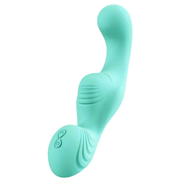 Adam & Eve THE WAVE RIDER - Teal USB Rechargeable Triple Stimulating Grinder Pad with Remote Control — image 2 of 4