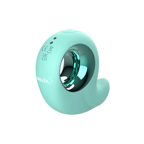 Adam & Eve CURVY CUTIE PLEASURE COMBO - Teal USB Rechargeable Tapping Stimulator — image 3 of 5