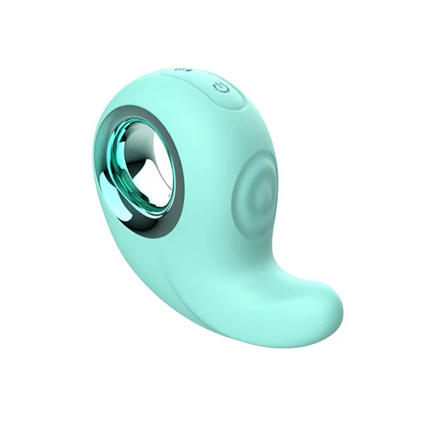 Adam & Eve CURVY CUTIE PLEASURE COMBO - Teal USB Rechargeable Tapping Stimulator — image 2 of 5
