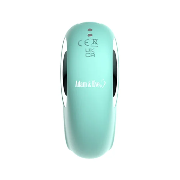 Adam & Eve CURVY CUTIE PLEASURE COMBO - Teal USB Rechargeable Tapping Stimulator — image 5 of 5