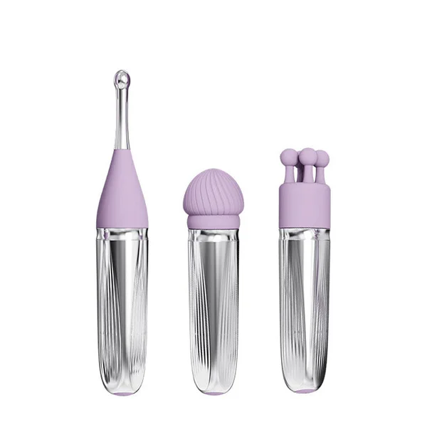 Adam & Eve SWEET DREAMS MASSAGER KIT - Lavender USB Rechargeable Point Stimulator with 8 Interchangeable Tips — image 2 of 4