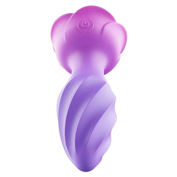 Adam & Eve ROTATING ROSE PLUG - Pink 12 cm USB Rechargeable Rotating & Vibrating Butt Plug with Gem Base — image 4 of 4