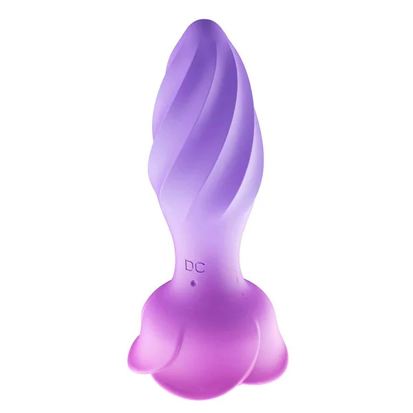 Adam & Eve ROTATING ROSE PLUG - Pink 12 cm USB Rechargeable Rotating & Vibrating Butt Plug with Gem Base — image 3 of 4