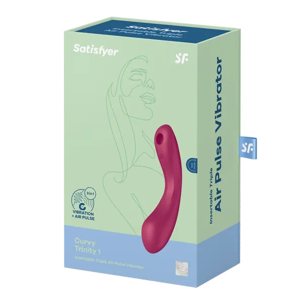 Satisfyer Trinity 1 Air Pulse G-Spot Vibrator — image 5 of 5