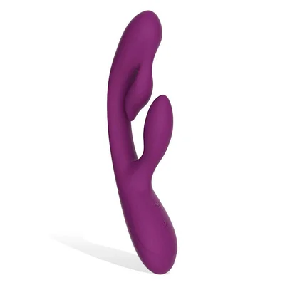 adam eve g vibe purple 23 cm usb rechargeable triple stimulating vibrator