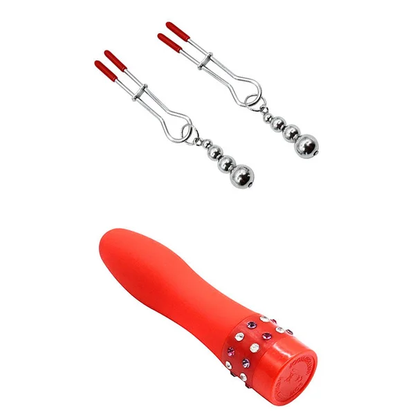 Adam & Eve SENSUAL SCARLET NIGHTS - Black/Red Couples Bondage Kit - Set of 10 Pieces — image 4 of 5