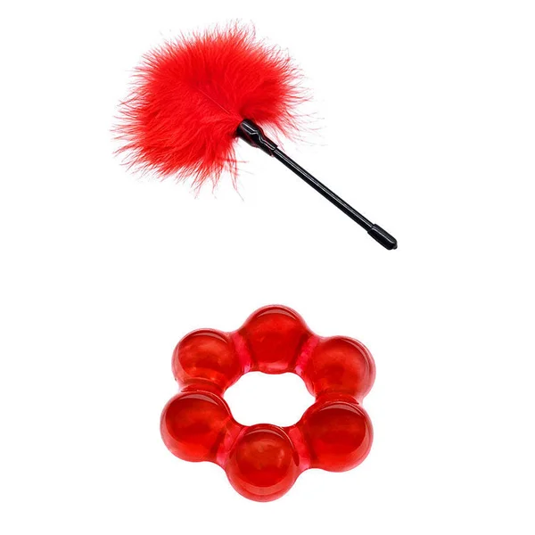 Adam & Eve SENSUAL SCARLET NIGHTS - Black/Red Couples Bondage Kit - Set of 10 Pieces — image 5 of 5