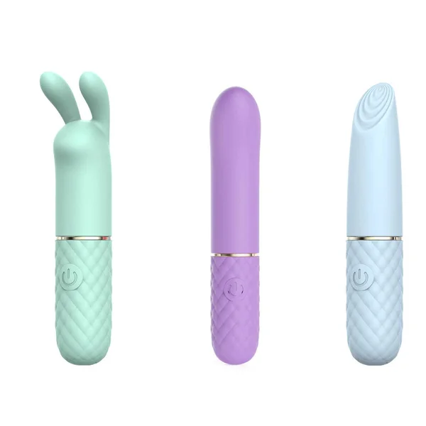 Adam & Eve TRIPLE PLEASURES - Coloured USB Rechargeable Vibrators - Set of 3 — image 2 of 6