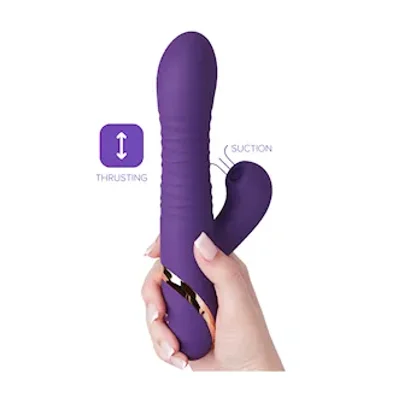 share satisfaction dela thrusting suction vibrator