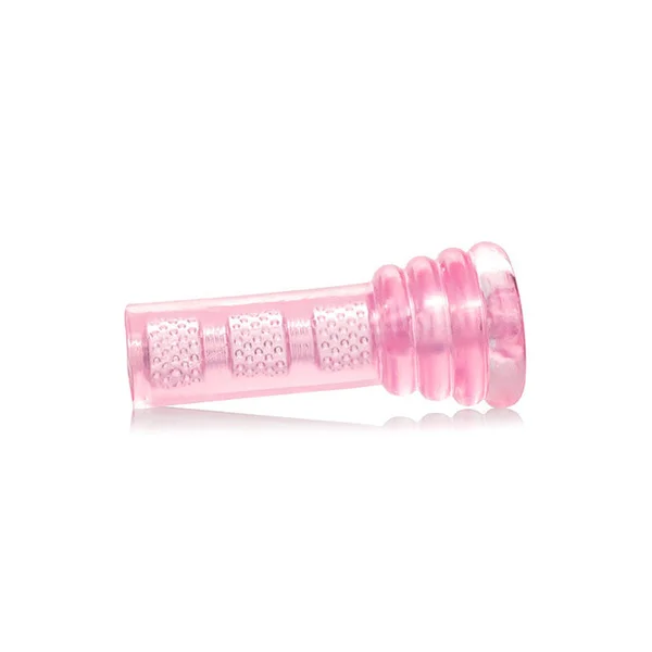 Adam & Eve SUPER HEAD HONCHO - Pink Oral Stroker — image 2 of 2