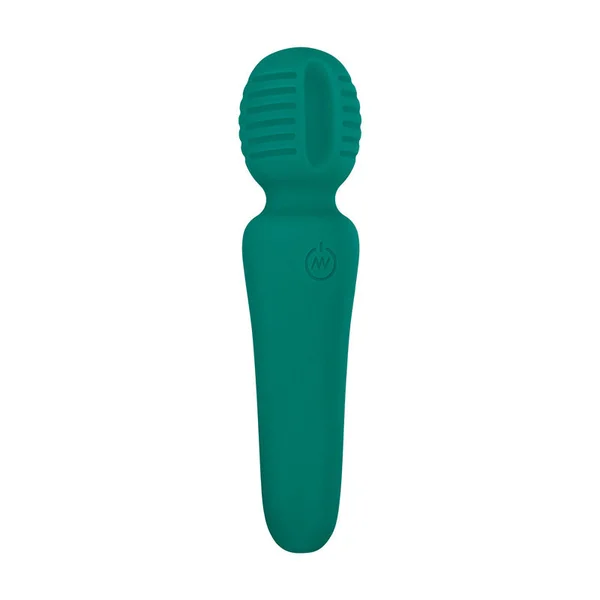 Adam & Eve Petite Private Pleasure Wand - Green 14.8 cm USB Rechargeable Massager Wand — image 2 of 8