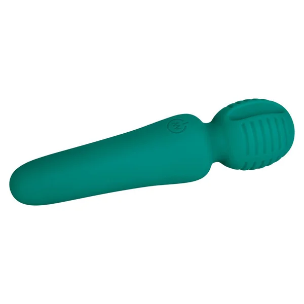 Adam & Eve Petite Private Pleasure Wand - Green 14.8 cm USB Rechargeable Massager Wand — image 3 of 8