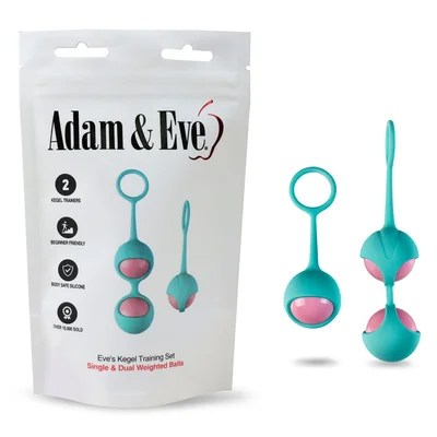 adam eve eves kegel training set tealpink kegel trainers set of 2