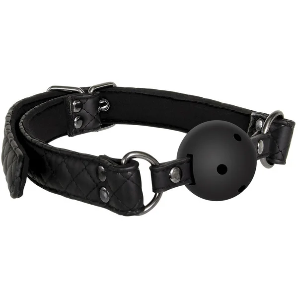 Adam & Eve Eve's Fetish Dreams Ball Gag - Black Mouth Restraint — image 4 of 7