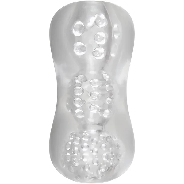 Adam & Eve Triple Chamber Ball Drainer - Clear Masturbator Sleeve — image 2 of 7