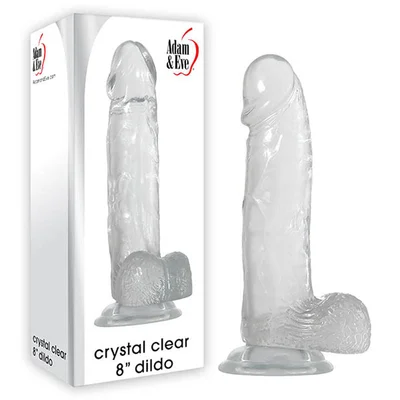 adam eve crystal clear 8 dildo clear 203 cm 8 dong