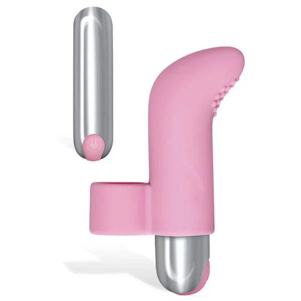 Adam & Eve Silicone Rechargeable Finger Vibe - Pink USB Rechargeable Finger Stimulator — image 2 of 6
