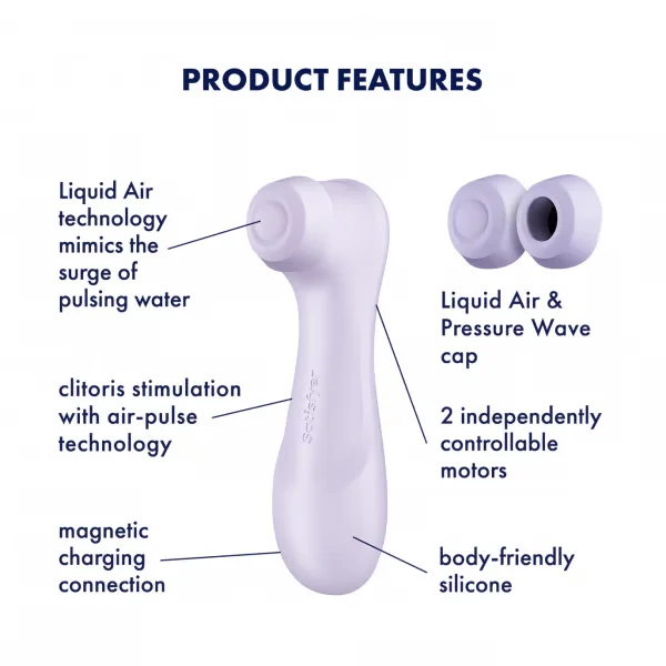 Satisfyer Pro 2 Generation 3 Liquid Vibration Clitoral Stimulator — image 4 of 10