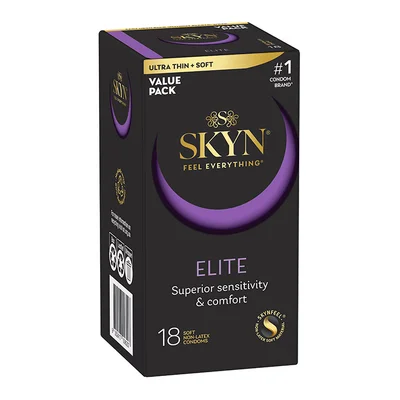 skyn elite 18 pack non latex condoms