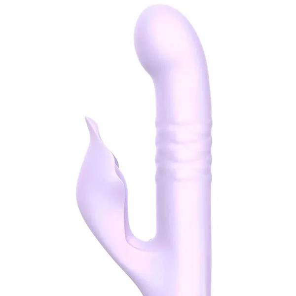 Adam & Eve EVES THROBBER - Lilac 25.4 cm USB Rechargeable Pulsating Rabbit Vibrator — image 5 of 5