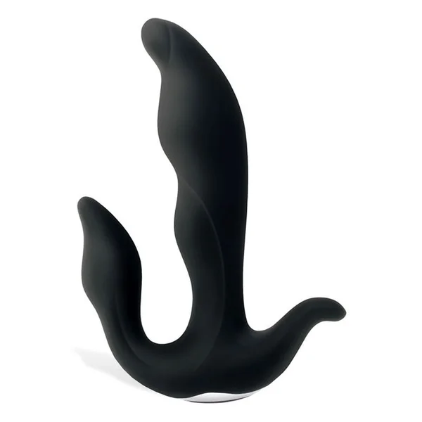 Adam & Eve 3-Point Prostate Massager - Black USB Rechargable Vibrating Prostate Massager — image 2 of 6