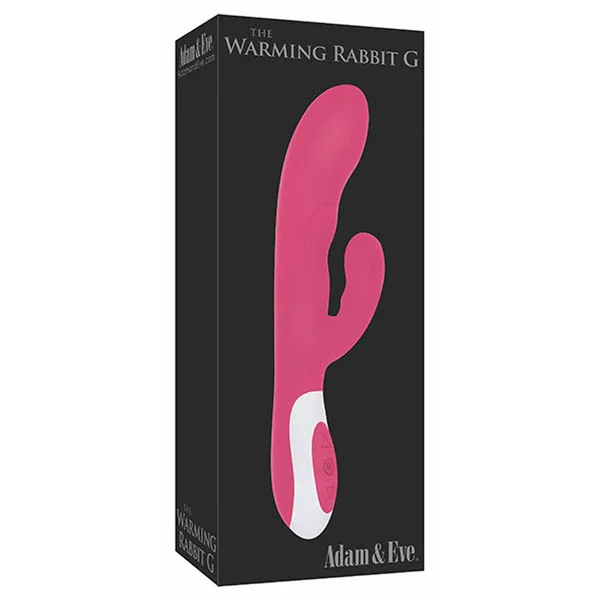 Adam & Eve The Warming Rabbit G - Pink 21.6 cm (8.5'') USB Rechargeable Warming Rabbit Vibrator — image 6 of 6