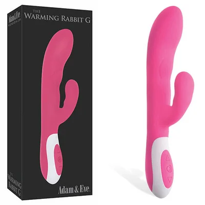 adam eve the warming rabbit g pink 216 cm 85 usb rechargeable warming rabbit vibrator
