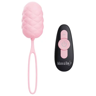 adam eve pillow talk egg pink usb rechargeable vibrating egg with wireless remote control