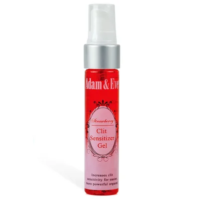 adam eve clit sensitiser gel strawberry flavoured female enhancer 29 ml bottle