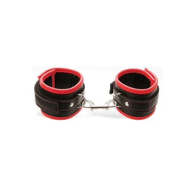 adam eve scarlet couture bondage cuffs blackred restraints