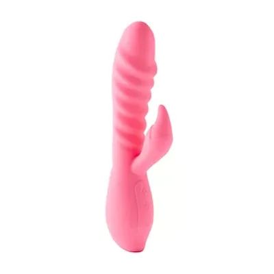 amore budding flower heating rabbit vibrator