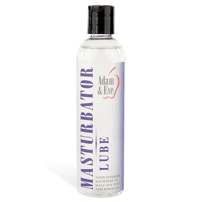 adam eve masturbator lube water based lubricant 237 ml 8 oz bottle