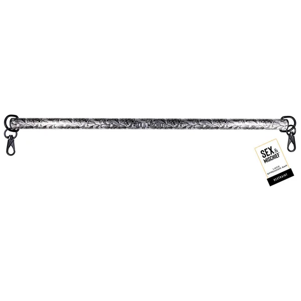 Sex & Mischief Lace Spreader Bar - Aluminium Restraint Bar — image 2 of 5