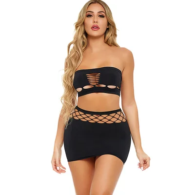 pink lipstick net worth two piece bodystocking set