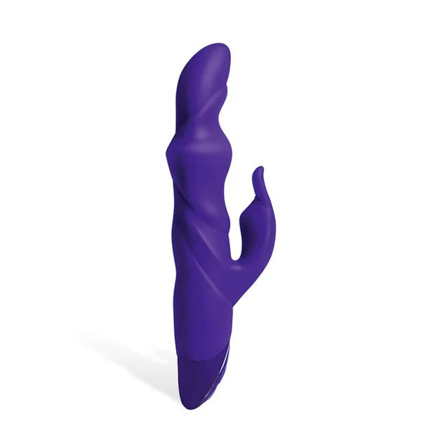 Adam & Eve THE THRUSTER - Purple 25.4 cm (10'') USB Rechargeable Thrusting Rabbit Vibrator — image 3 of 6